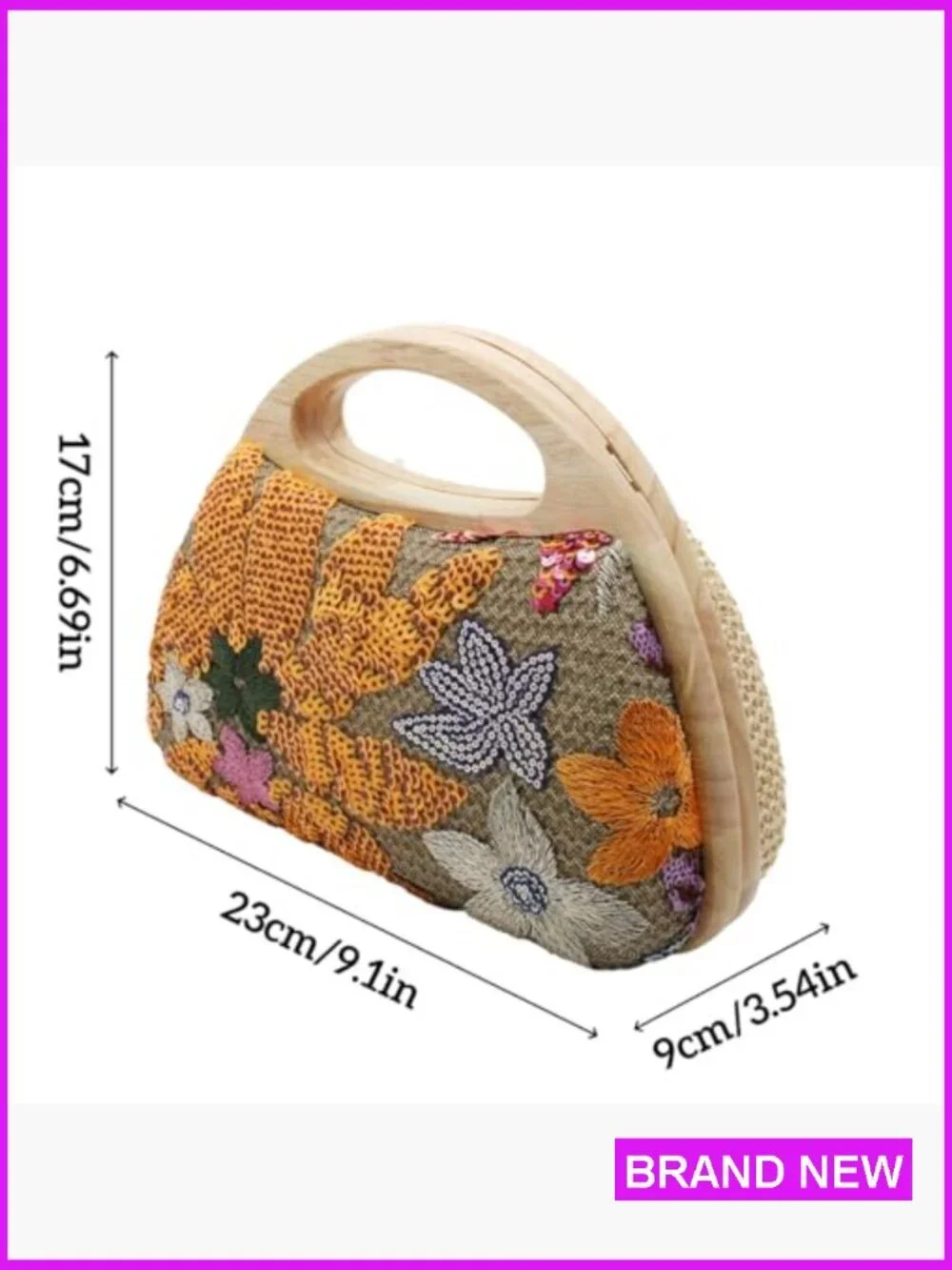 Straw Clutch Handbag Crossbody Evening Bag Woven Sequins Wedding Party Top
